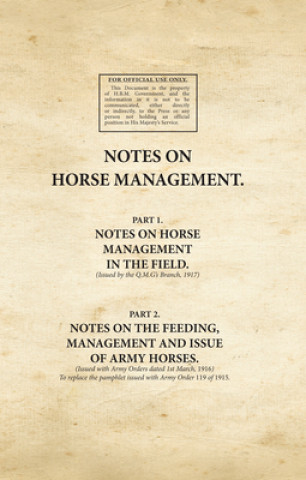 Notes on Horse Management