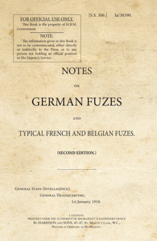 Notes on German Fuzes and Typical French and Belgian Fuzes