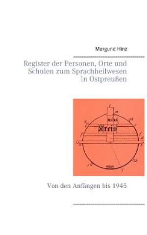 Register der Personen, Orte und Schulen zum Sprachheilwesen in Ostpreussen