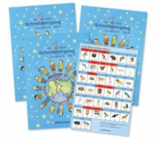 ABC der Tiere - Schreiblehrgang Grundschrift, Teil A, B, C, 3 Hefte (Klaus Kuhn)(Karta)