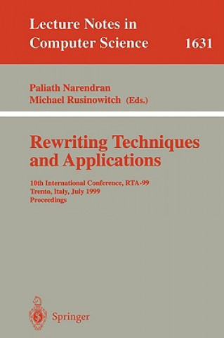 Rewriting Techniques and Applications