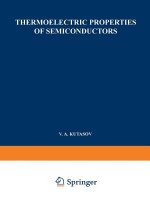 Thermoelectric Properties of Semiconductors