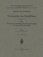 Versuche Zur Ermittlung Der Knickspannungen F r Verschiedene Baust hle