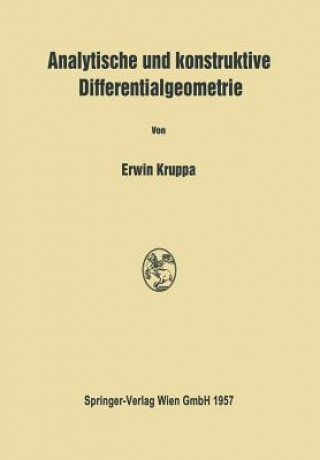 Analytische und konstruktive Differentialgeometrie