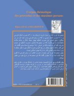 Corpus thematique des proverbes et des maximes persans