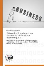 Determination Du Prix Ou Formation de la Valeur Economique ?