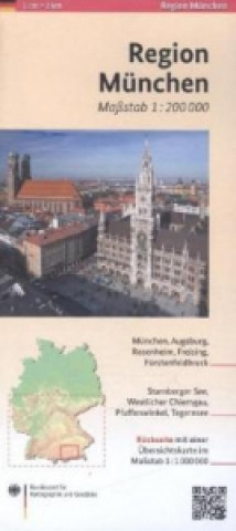 Regionalkarte Region München