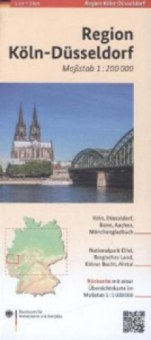 Regionalkarte Region Köln-Düsseldorf