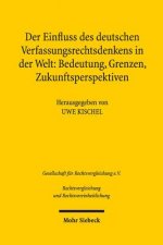 Der Einfluss des deutschen Verfassungsrechtsdenkens in der Welt: Bedeutung, Grenzen, Zukunftsperspektiven