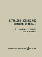 Ultrasonic Rolling and Drawing of Metals