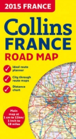 2015 Collins Map Of France [New Edition]