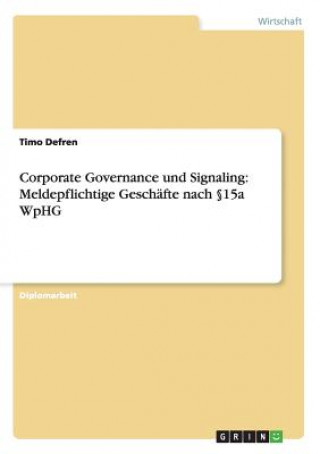 Corporate Governance und Signaling