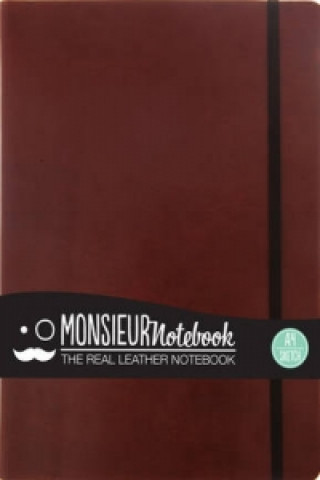 Monsieur Notebook - Real Leather A4 Brown Sketch