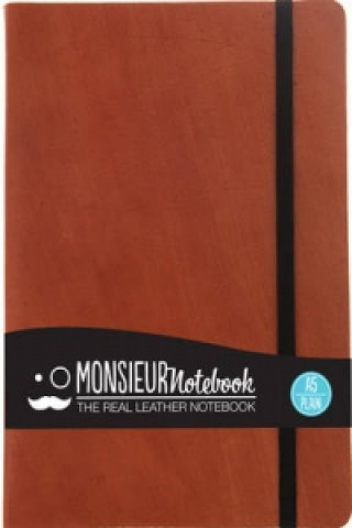 Monsieur Notebook Leather Journal - Tan Plain Medium A5