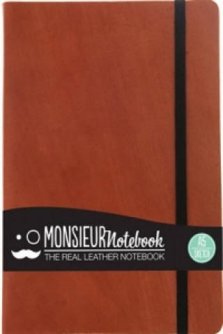 Monsieur Notebook Leather Journal - Tan Sketch Medium A5