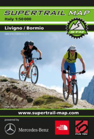 Supertrail Map Livigno / Bormio