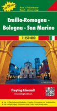 Emilia-Romagna - Bologna - San Marino Road Map 1:150 000