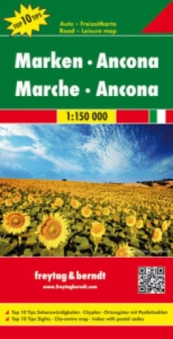 Marken - Ancona Road Map 1:150 000