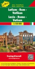 Lazio - Rome - Vatican Road Map 1:150 000