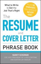 Resume and Cover Letter Phrase Book