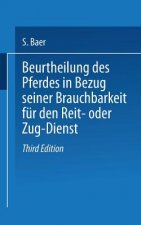 Beurtheilung Des Pferdes in Bezug Seiner Brauchbarkeit Fur Den Reit- Oder Zug -- Dienst