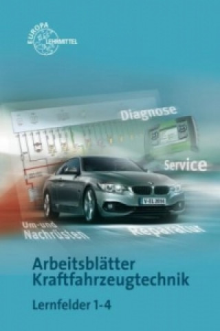 Arbeitsblätter Kraftfahrzeugtechnik, Lernfelder 1-4, m. Demo-DVD-ROM