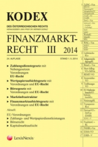 KODEX Finanzmarktrecht. Bd.III/2014 (f. Österreich)