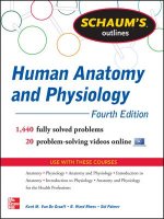 Schaum's Outline of Human Anatomy and Physiology