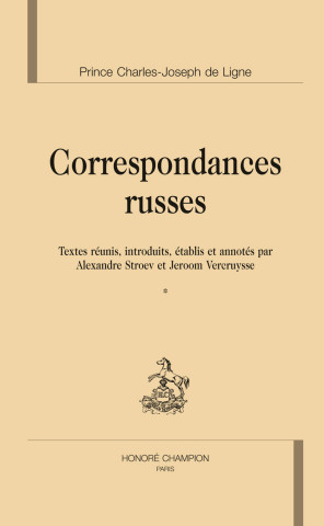 CORRESPONDANCES RUSSES. 2 VOLS