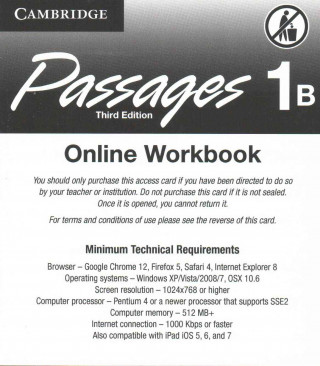 Passages Level 1 Online Workbook B Activation Code Card