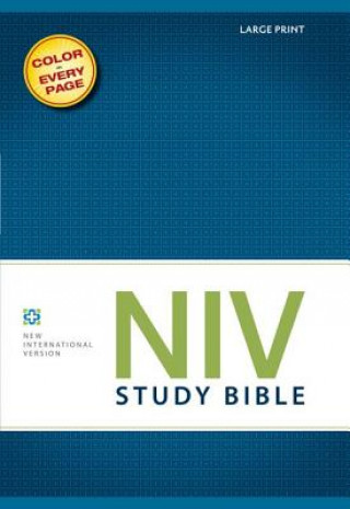 NIV Study Bible, Hardcover, Large Print
