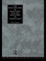 Discipline of History and the History of Thought