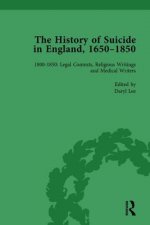 History of Suicide in England, 1650-1850, Part II vol 7