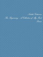 Beginning : A Collection of My First Poems