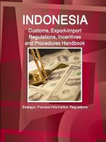 Indonesia Customs, Export-Import Regulations, Incentives and Procedures Handbook - Strategic, Practical Information, Regulations
