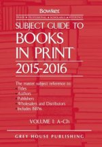 Subject Guide to Books In Print, 2015-16
