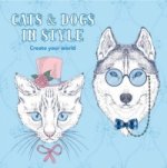 Colouring in Book Cats and Dogs Art