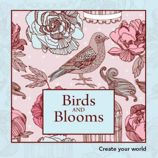 Colouring in Book Mini Birds and Blooms