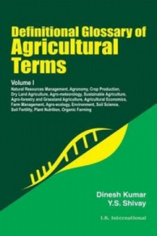 Definitional Glossary of Agricultural Terms, Two Volume Set