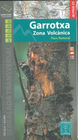 Garrotxa - Parc Natural de la Zona Volcanica Map and Hiking Guide