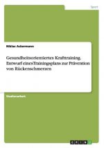 Gesundheitsorientiertes Krafttraining. Entwurf eines Trainingsplans zur Pravention von Ruckenschmerzen