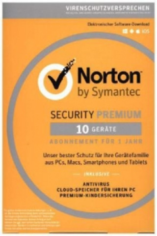 Norton Security Premium 3.0, 10 Geräte, Download-Code