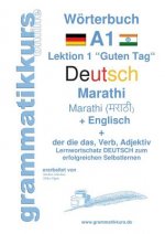 Woerterbuch Deutsch - Marathi - Englisch Niveau A1