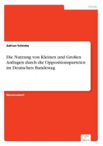 Nutzung von Kleinen und Grossen Anfragen durch die Oppositionsparteien im Deutschen Bundestag