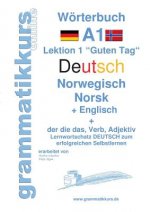 Woerterbuch Deutsch - Norwegisch - Englisch Niveau A1