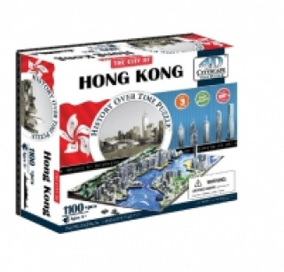 Puzzle 4D - Hong Kong 51x40 cm