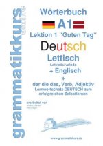 Woerterbuch Deutsch - Lettisch - Englisch Niveau A1