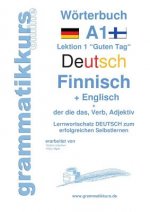 Woerterbuch Deutsch - Finnisch - Englisch Niveau A1
