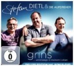Stefan Dietl & die Aufdreher - Grins ..., 1 Audio-CD + 1 DVD (Deluxe Edition)