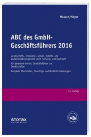 ABC des GmbH-Geschäftsführers 2016, m. Buch